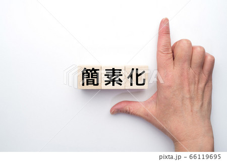イメージ　簡素化 66119695