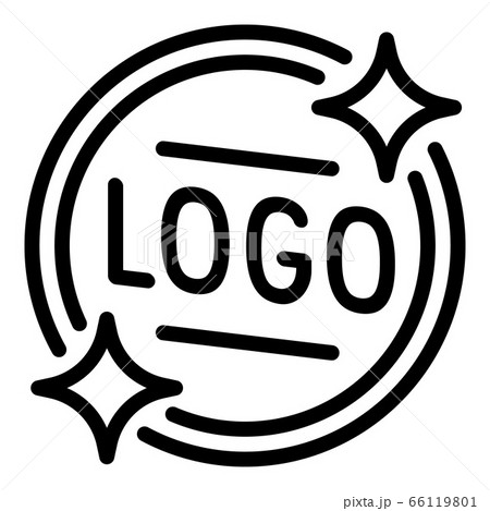 Logo emblem icon, outline style 66119801