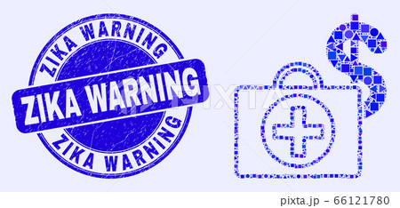 Blue Distress Zika Warning Stamp Seal and Financial Medical Case Mosaic Blue Distress Zika Warning Stamp Seal and Financial Medical Case Mosaic 66121780