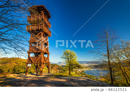 Lookout tower above the village of Divinka. Lookout tower above the village of Divinka. 66122521