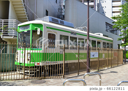 台東区池之端児童遊園にある都電7500形の展示車両 台東区池之端児童遊園にある都電7500形の展示車両 66122811