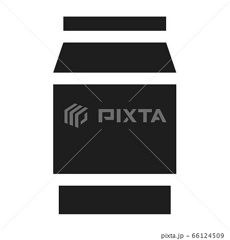 Polycarbonate jar icon, simple style 66124509