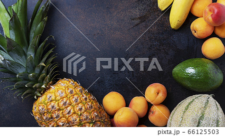 Concept of healthy vegan food 66125503