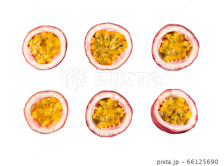 passion fruit isolated on white background passion fruit isolated on white background 66125690