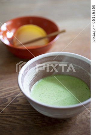 お抹茶のある甘味処イメージ 66126269