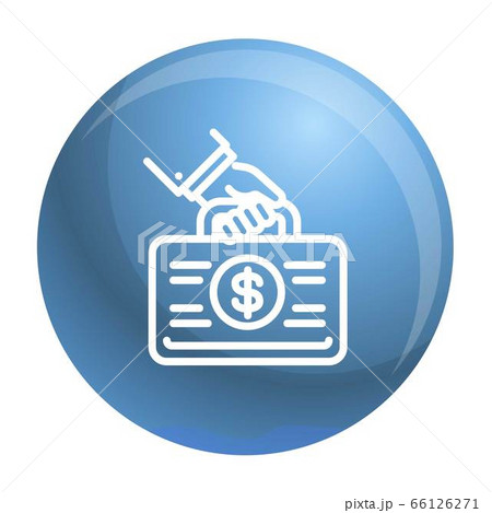 Corruption money case icon, outline style Corruption money case icon, outline style 66126271
