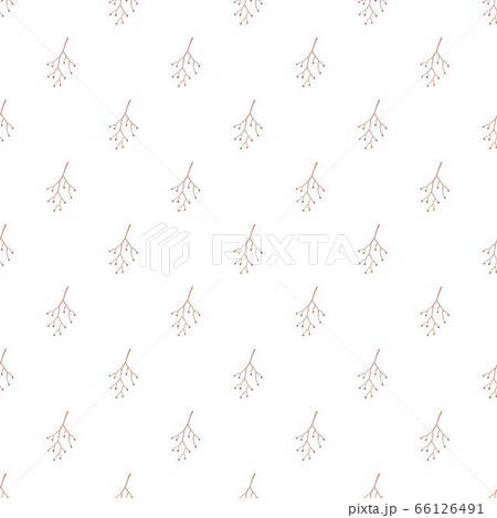 Red plant branch pattern seamless Red plant branch pattern seamless 66126491