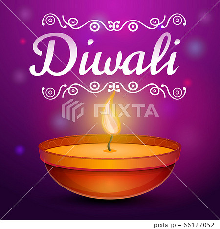 Diwali concept background, cartoon style Diwali concept background, cartoon style 66127052