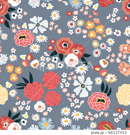 Seamless print with flowers. 66127453