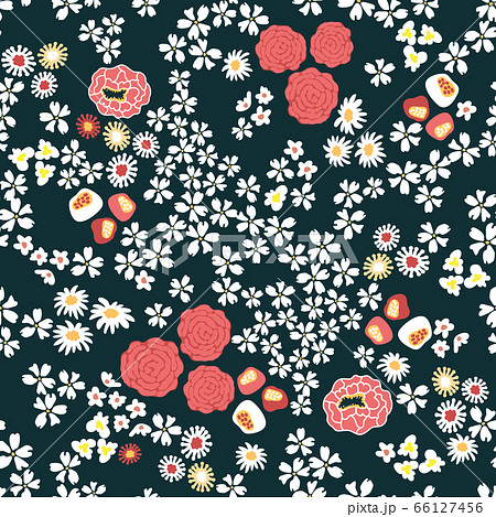 Seamless print with flowers. 66127456