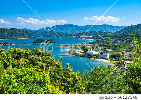 《愛媛県》しまなみ海道・大三島の海岸《多々羅展望台より》 《愛媛県》しまなみ海道・大三島の海岸《多々羅展望台より》 66127549