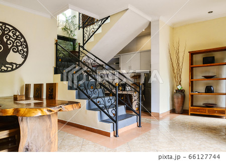 Kitchen in balinese style Kitchen in balinese style 66127744