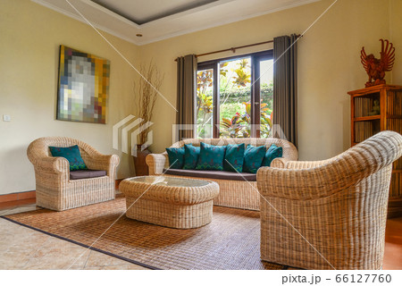 Interior of living room in house Interior of living room in house 66127760