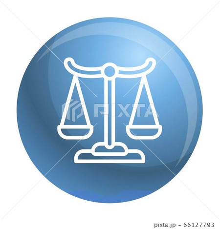Financial balance icon, outline style Financial balance icon, outline style 66127793