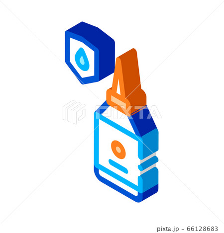 Waterproof Material Glue isometric icon vector illustration 66128683