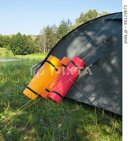 Campsite near the river 66129675