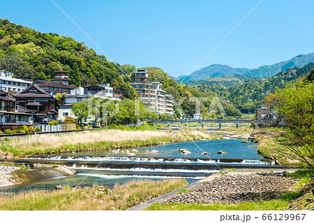 三朝温泉 初夏・新緑の風景 66129967