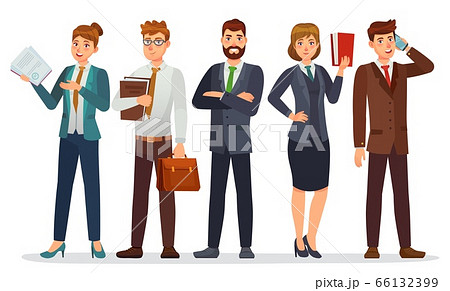Lawyers team. Legal department, business or financial lawyer. Professional attorneys cartoon characters vector illustration 66132399