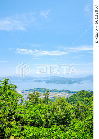 朝日山展望台の風景（竹原市） 66132907