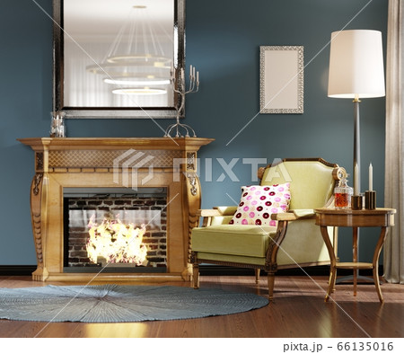 Luxurious designer chair with wooden legs and 66135016