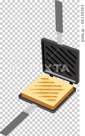 Hot Sand Baked With Hot Sand Maker For Open Flame Stock Illustration