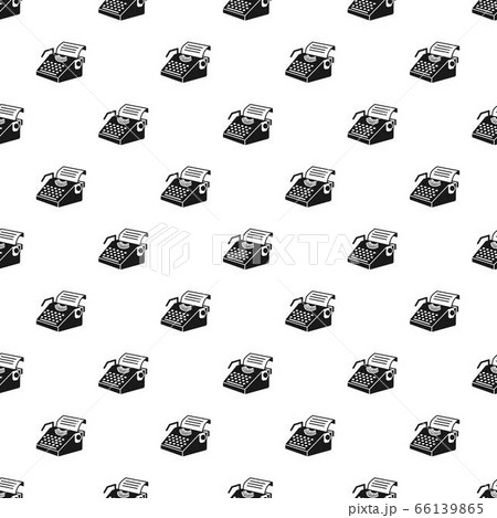 Paper typewriter pattern seamless vector Paper typewriter pattern seamless vector 66139865