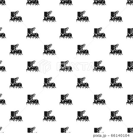 Climb spike boot pattern seamless vector 66140104