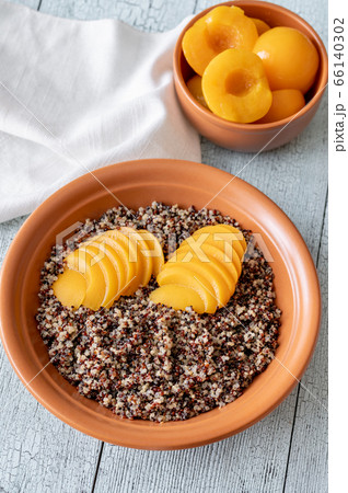 Quinoa with peach Quinoa with peach 66140302