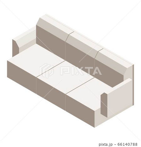 Living room sofa icon, isometric style Living room sofa icon, isometric style 66140788