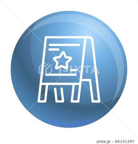 Stand board icon, outline style Stand board icon, outline style 66141397