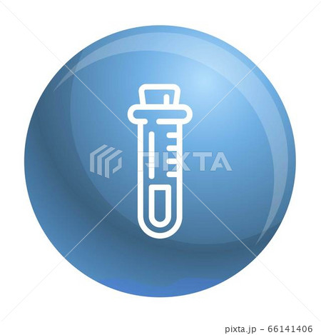 Test tube icon, outline style 66141406