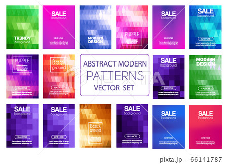 A set of vector abstract backgrounds 66141787