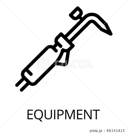 Gas welding equipment icon, outline style 66141815