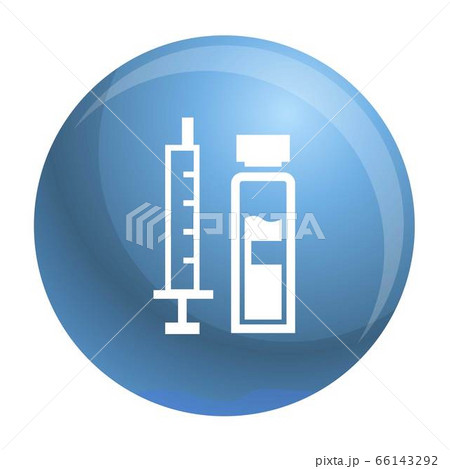 Insuline bottle icon, simple style 66143292