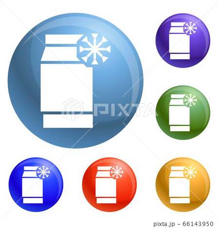 Freeze pack icons set vector Freeze pack icons set vector 66143950