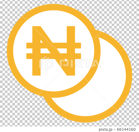 vector, nigeria naira, currency symbol 66144160