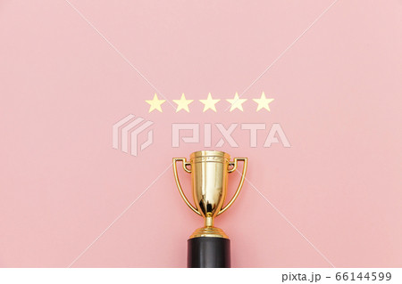 Simply flat lay design winner or champion gold Simply flat lay design winner or champion gold 66144599