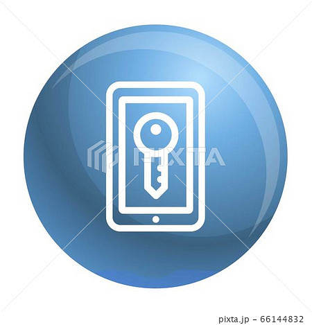 Smartphone lock icon, outline style Smartphone lock icon, outline style 66144832