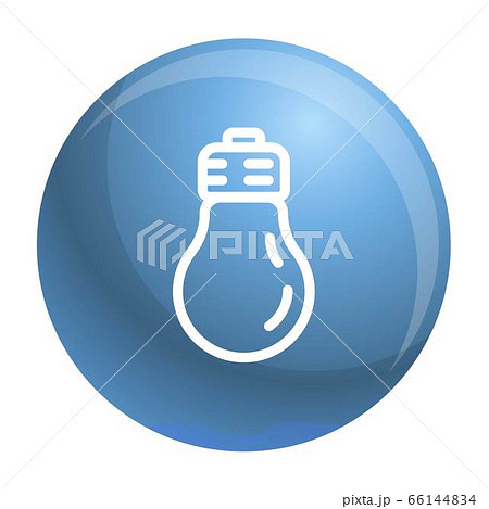 Light bulb icon, outline style 66144834