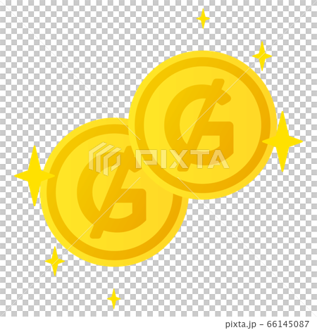 The Guarani currency symbol coins 66145087