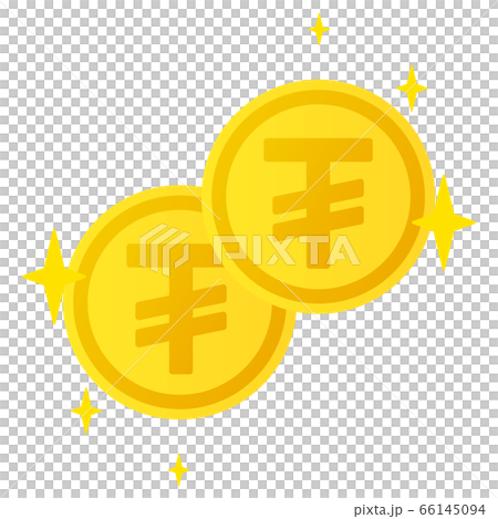 The Tugrik currency symbol coins 66145094