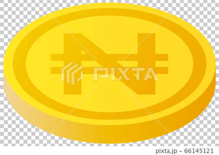 The Nigeria Naira currency symbol coin 66145121