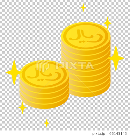 The Iranian Rial currency symbol coins 66145143