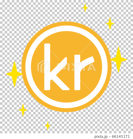 The Icelandic Krona currency symbol 66145171