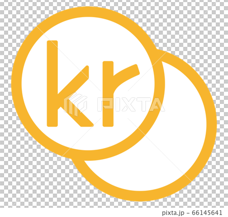 The Icelandic Krona currency symbol 66145641
