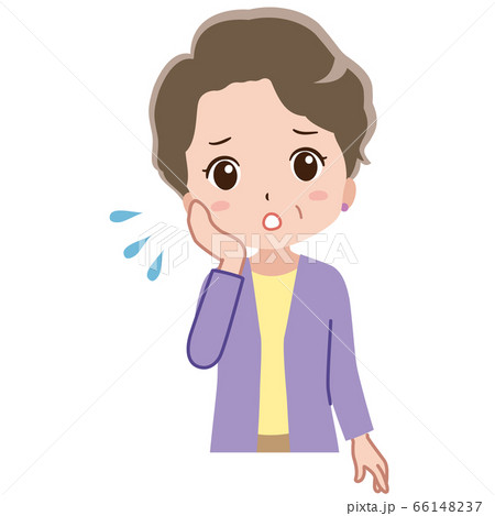 困っているおばあちゃんのイラスト 困っているおばあちゃんのイラスト 66148237