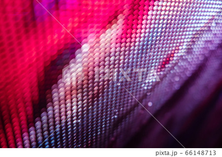 CloseUp LED blurred screen. LED soft focus 66148713