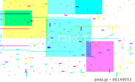 ノイズグリッチデジタル背景素材 66149053