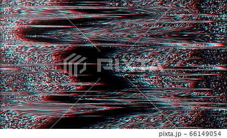 ノイズグリッチデジタル背景素材 ノイズグリッチデジタル背景素材 66149054