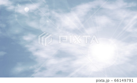 空と雲のグラフィック背景素材のイラスト素材